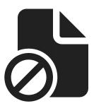 Document None SVG Icon